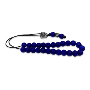 Traditional Handmade Kompoloi with “Cat’s Eye” Blue Beads ΚΛ-015